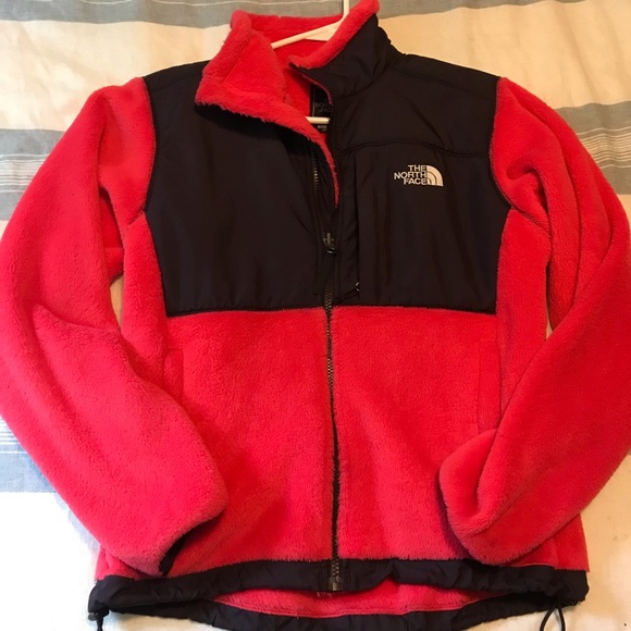 plush north face jacket